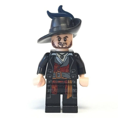 LEGO Minifigure-Hector Barbossa-Pirates of the Caribbean-Creative Brick Builders